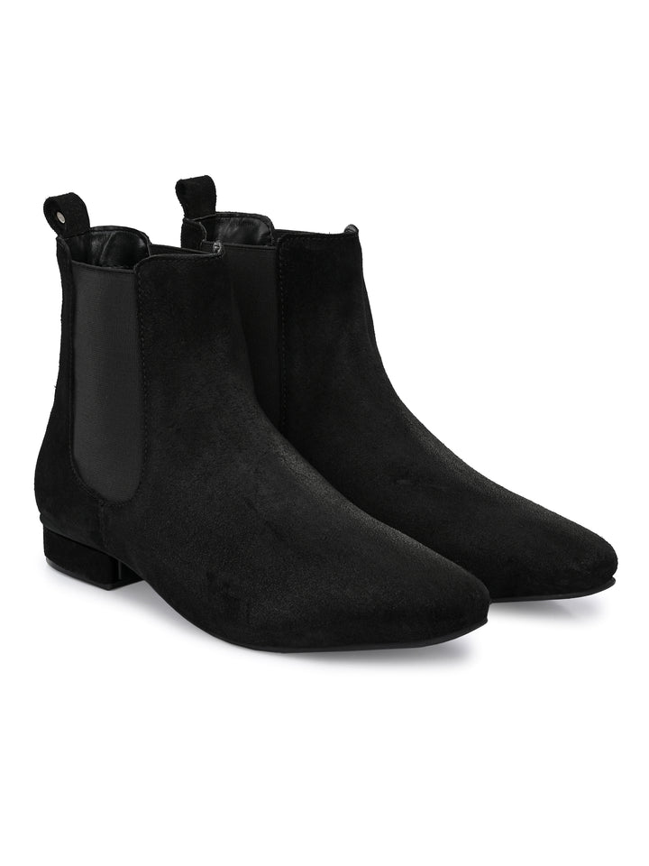 Women's Genuine Suede Leather Ankle Boots