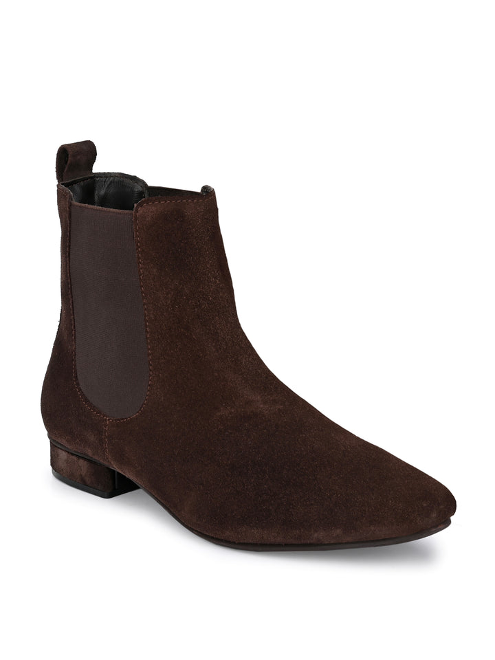 Women's Genuine Suede Leather Ankle Boots