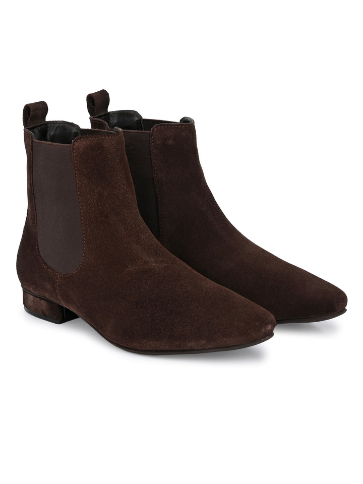 Women's Genuine Suede Leather Ankle Boots