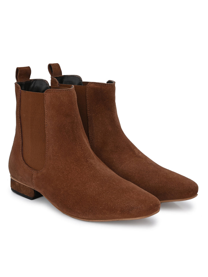 Women's Genuine Suede Leather Ankle Boots