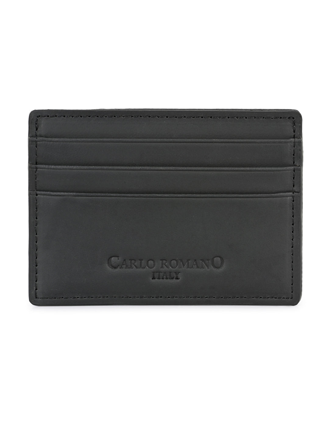 CARLO ROMANO BY WASAN SHOES GENUINE LEATHER / RFID SECURE CARD CASE