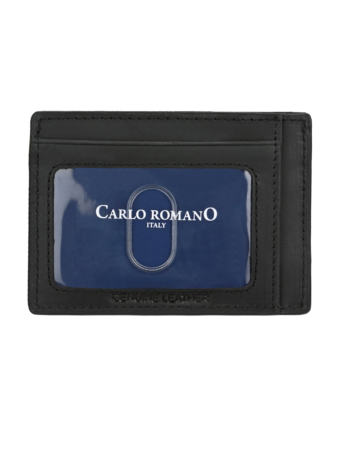 CARLO ROMANO BY WASAN SHOES GENUINE LEATHER / RFID SECURE CARD CASE