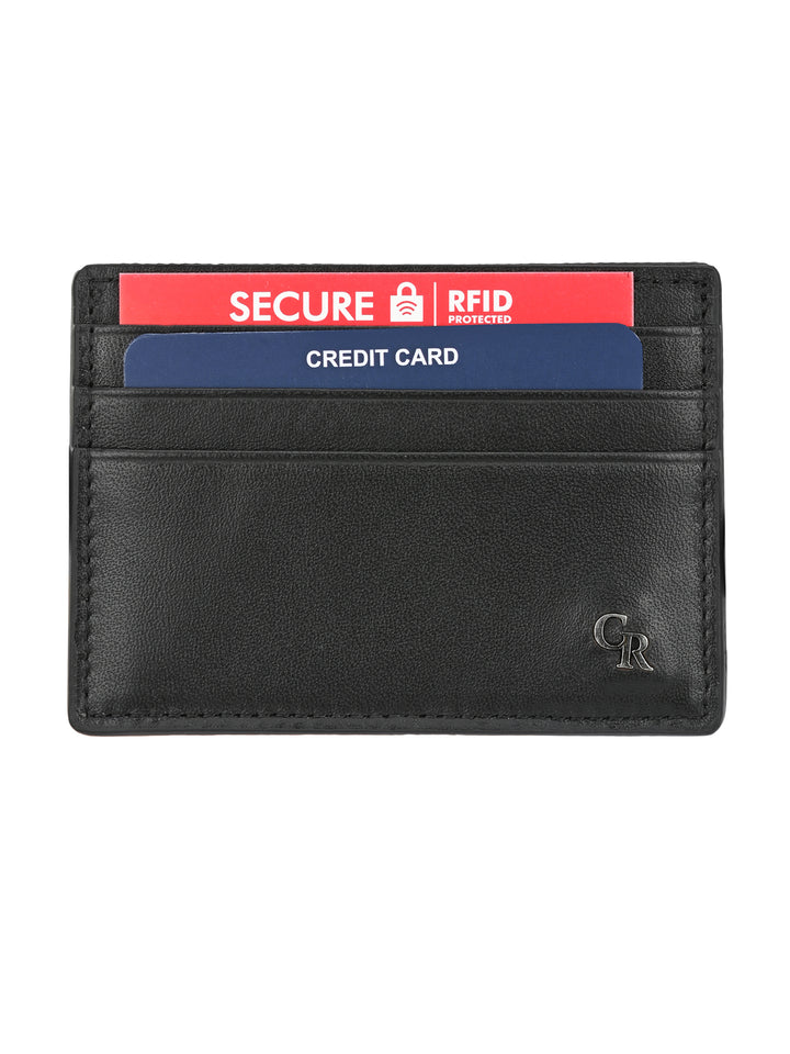 CARLO ROMANO BY WASAN SHOES GENUINE LEATHER / RFID SECURE CARD CASE