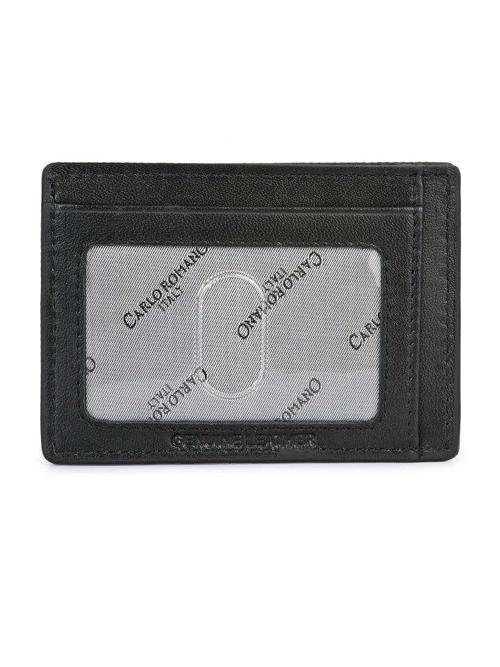 CARLO ROMANO BY WASAN SHOES GENUINE LEATHER / RFID SECURE CARD CASE