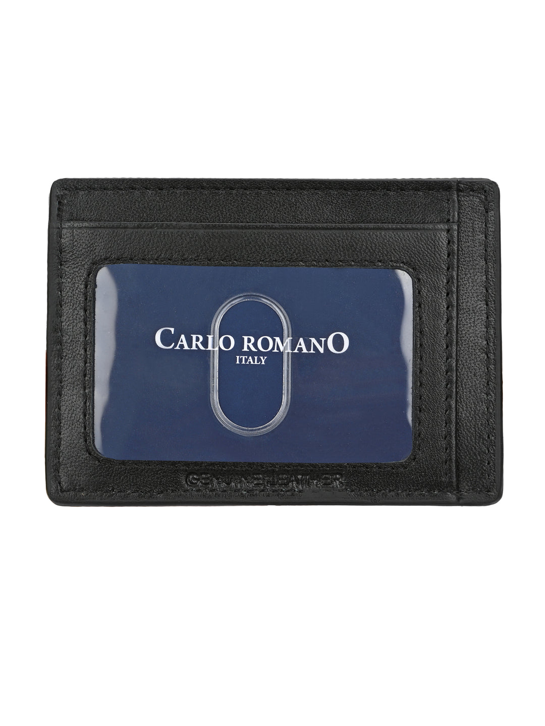 CARLO ROMANO BY WASAN SHOES GENUINE LEATHER / RFID SECURE CARD CASE