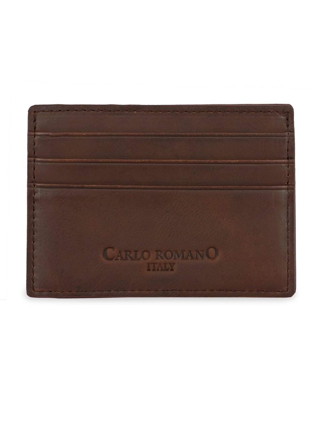 CARLO ROMANO BY WASAN SHOES GENUINE LEATHER / RFID SECURE CARD CASE