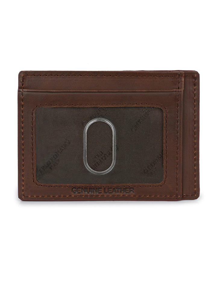CARLO ROMANO BY WASAN SHOES GENUINE LEATHER / RFID SECURE CARD CASE