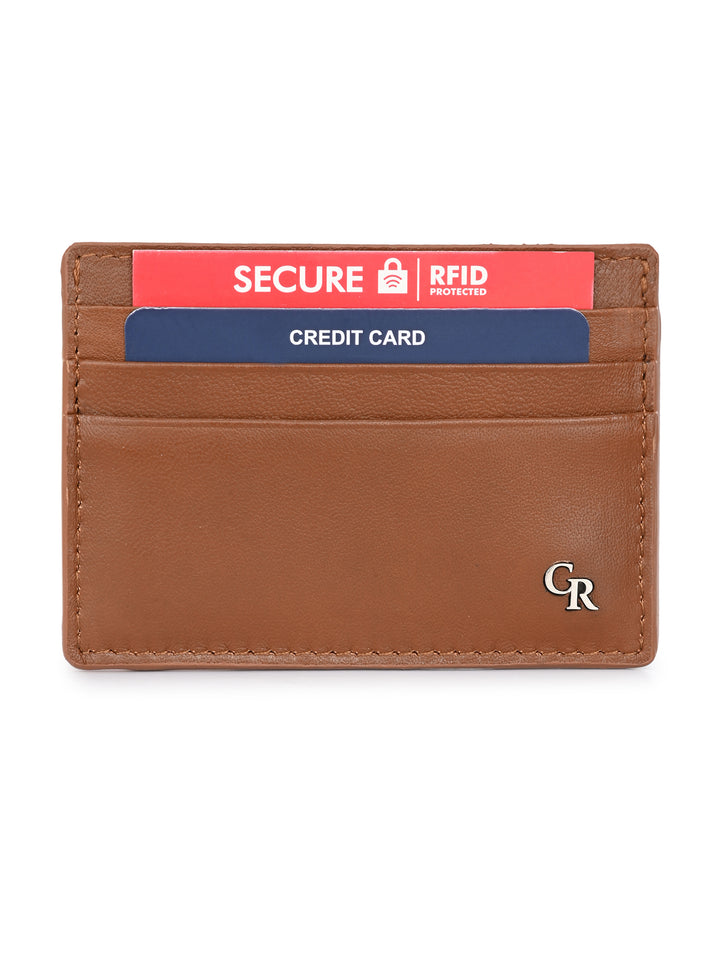 CARLO ROMANO BY WASAN SHOES GENUINE LEATHER / RFID SECURE CARD CASE