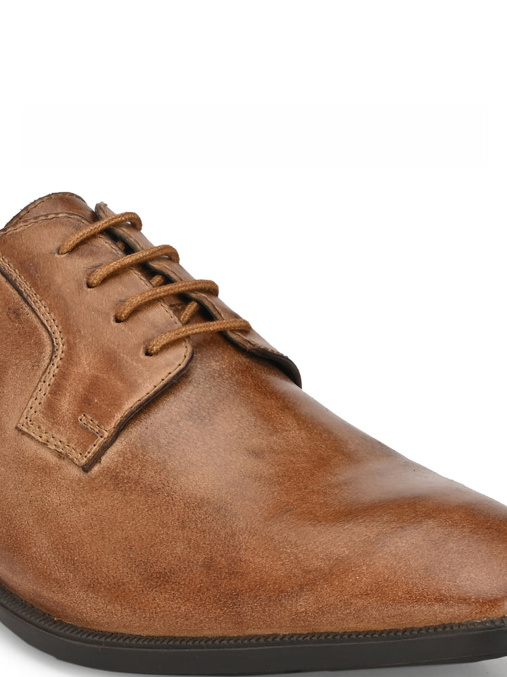 Men's Burnish Leather Lace up Formal Shoe