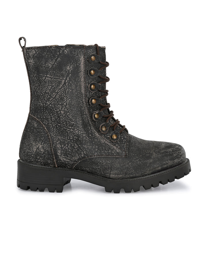 Dona Nova By Carlo Romano Women's Genuine Rub Off Leather Ankle Boot