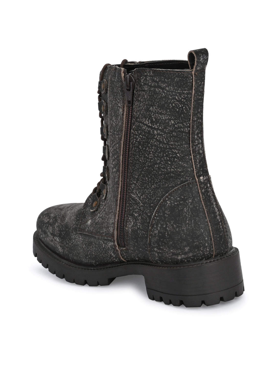 Dona Nova By Carlo Romano Women's Genuine Rub Off Leather Ankle Boot