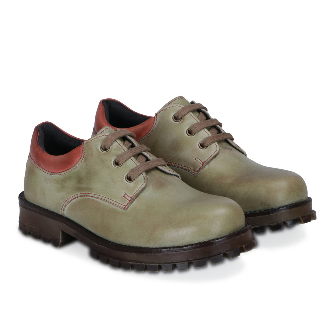 Burnish Leather Casual Shoes for Boys/Girls