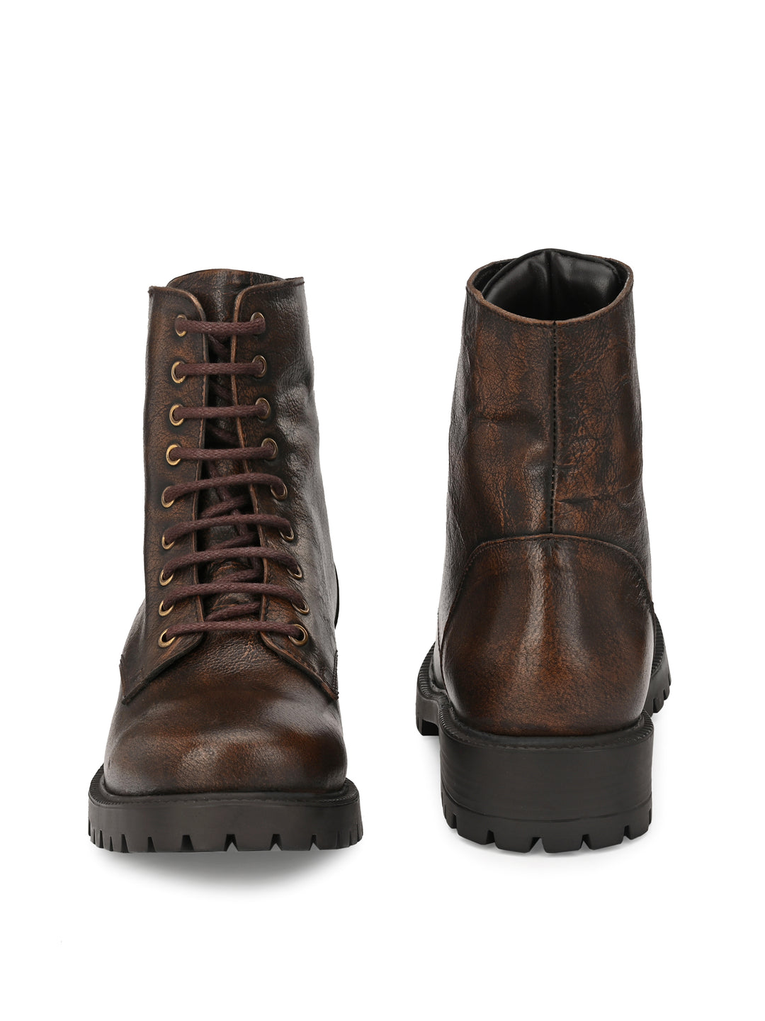 Women's Brush Off Leather Lace Up High Ankle Boot