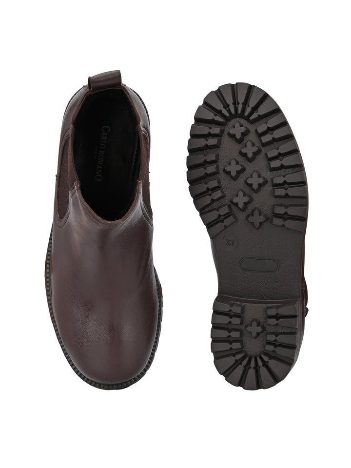 Carlo Romano by Wasan Shoes Women's Genuine Sheep Nappa Leather Ankle Boot