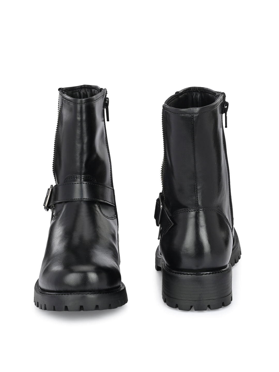 WOMEN'S VEGAN LEATHER ANKLE BOOT