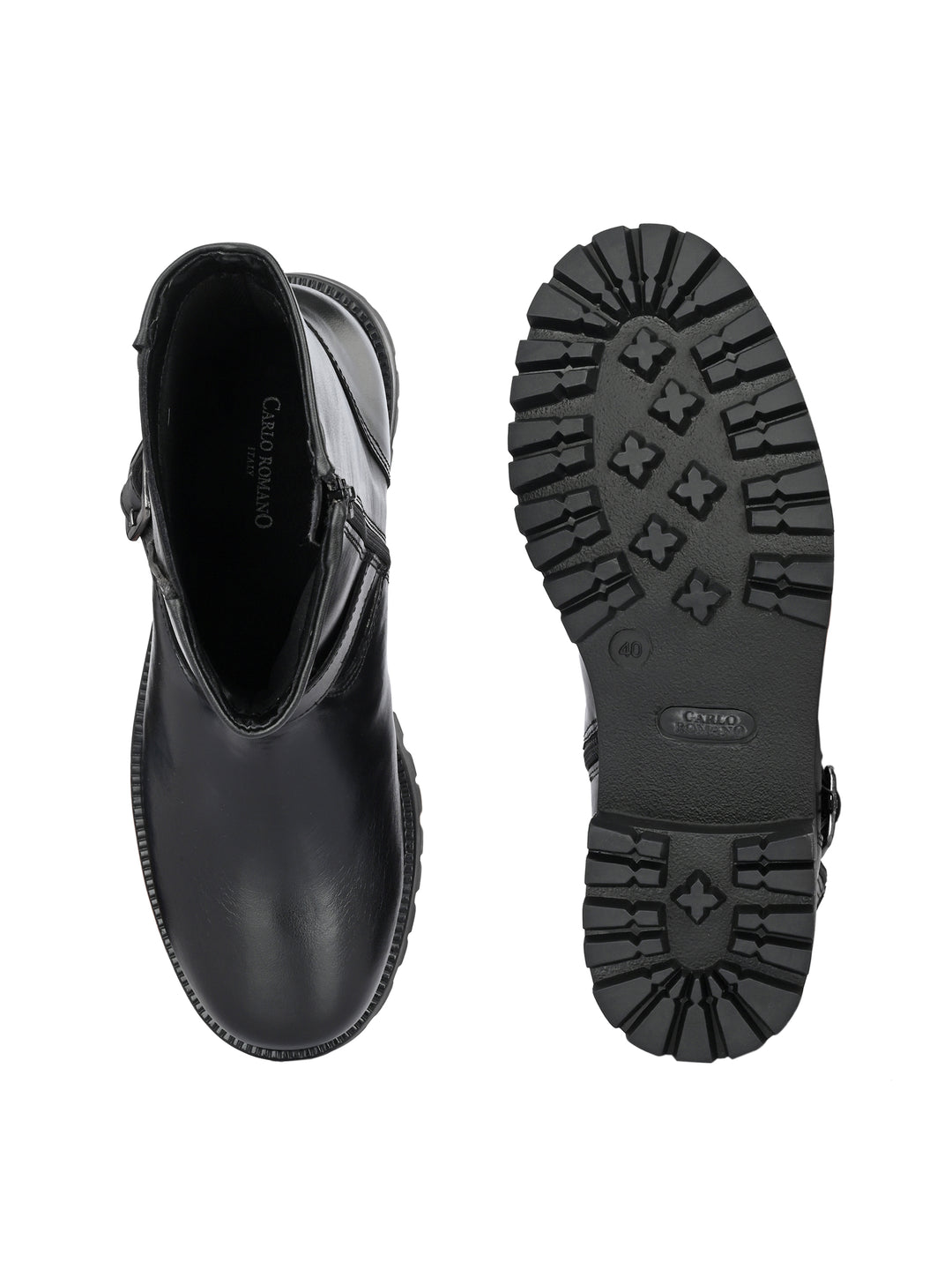 WOMEN'S VEGAN LEATHER ANKLE BOOT