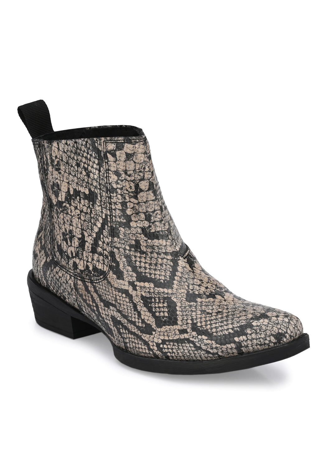 GENUINE LEATHER ANKLE BOOT FOR WOMEN