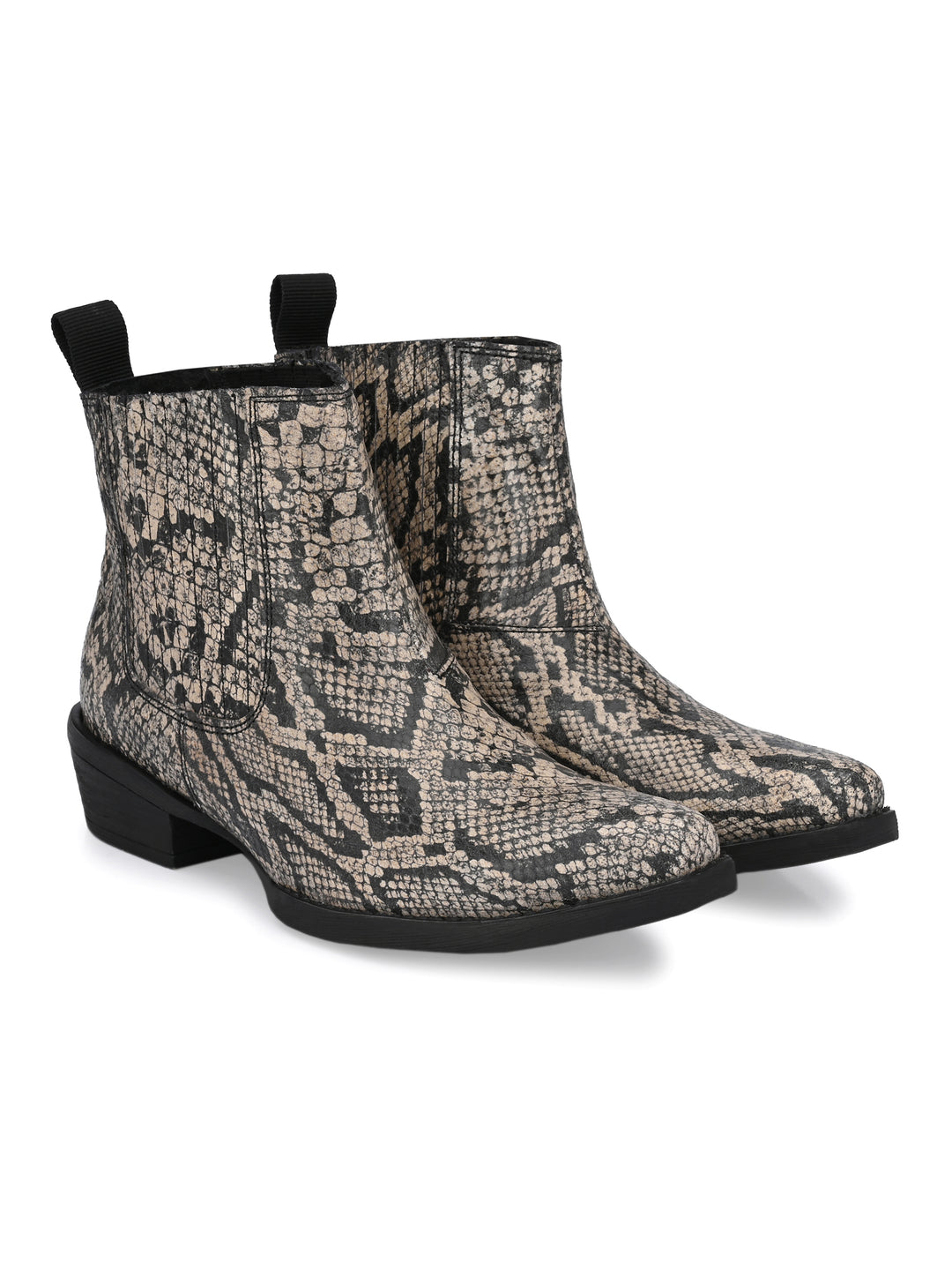 GENUINE LEATHER ANKLE BOOT FOR WOMEN