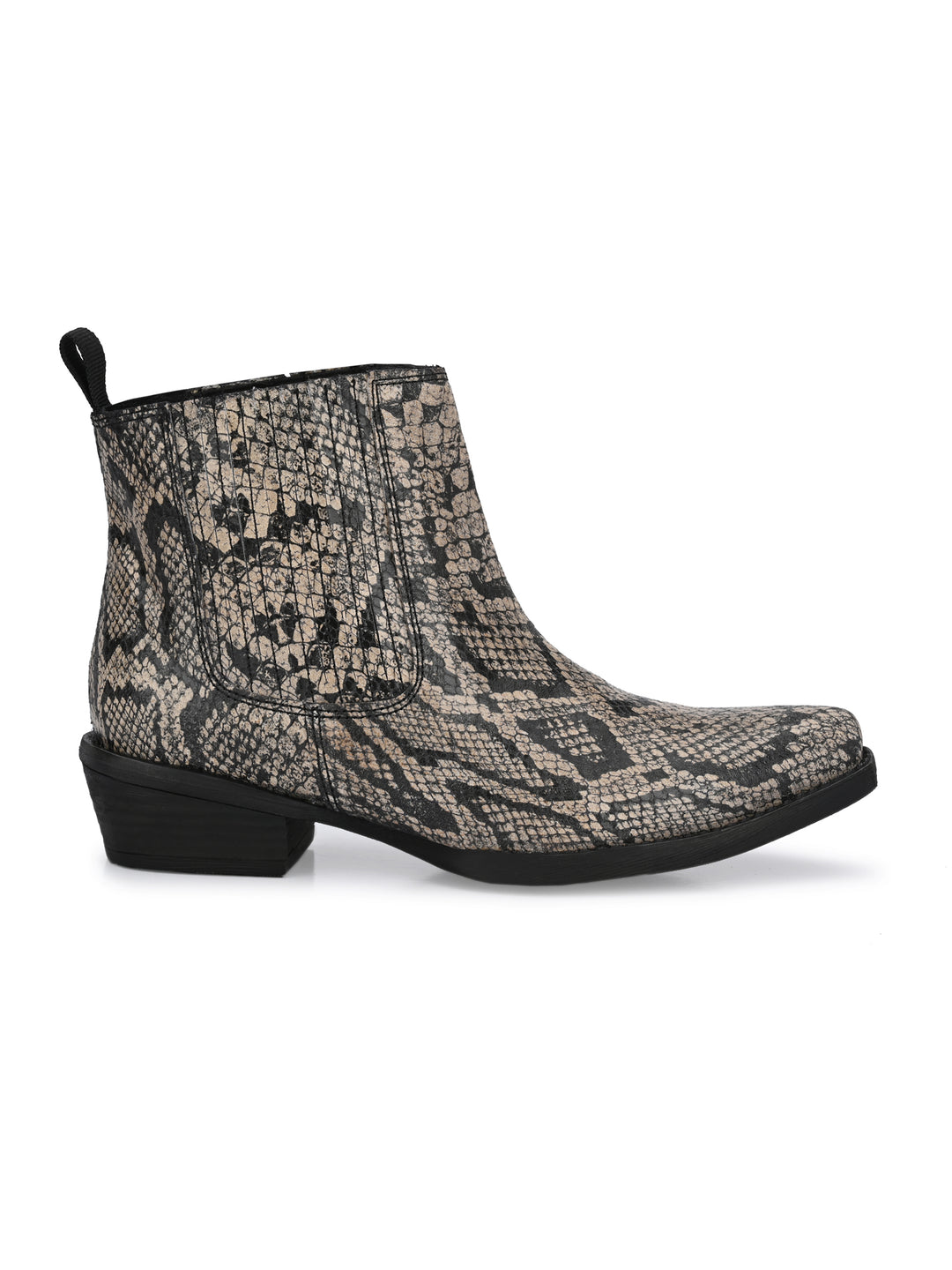 GENUINE LEATHER ANKLE BOOT FOR WOMEN