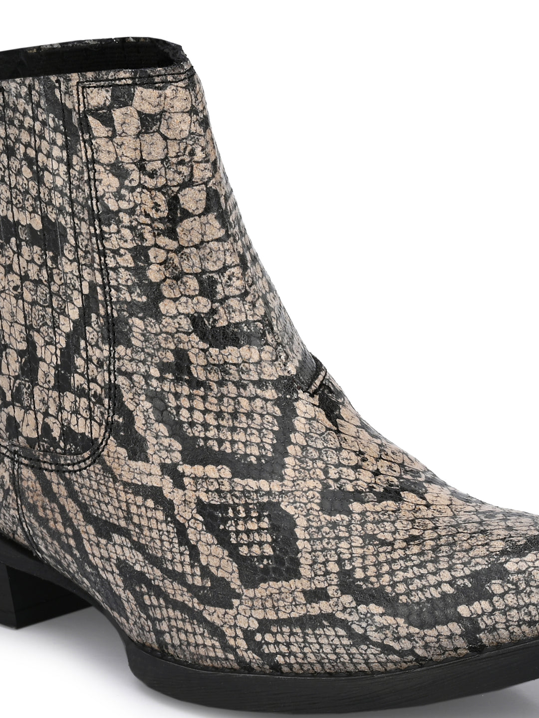 GENUINE LEATHER ANKLE BOOT FOR WOMEN