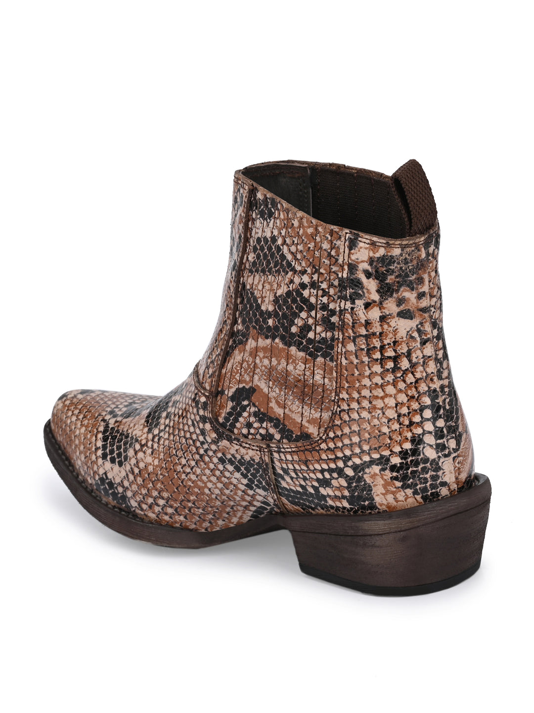 GENUINE LEATHER ANKLE BOOT FOR WOMEN