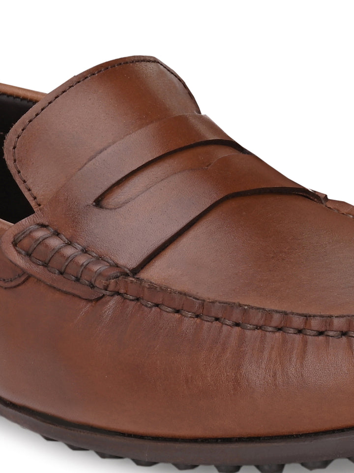 Men's Cow Nappa Leather Slip On Casual|Driving Loafer Moccasin