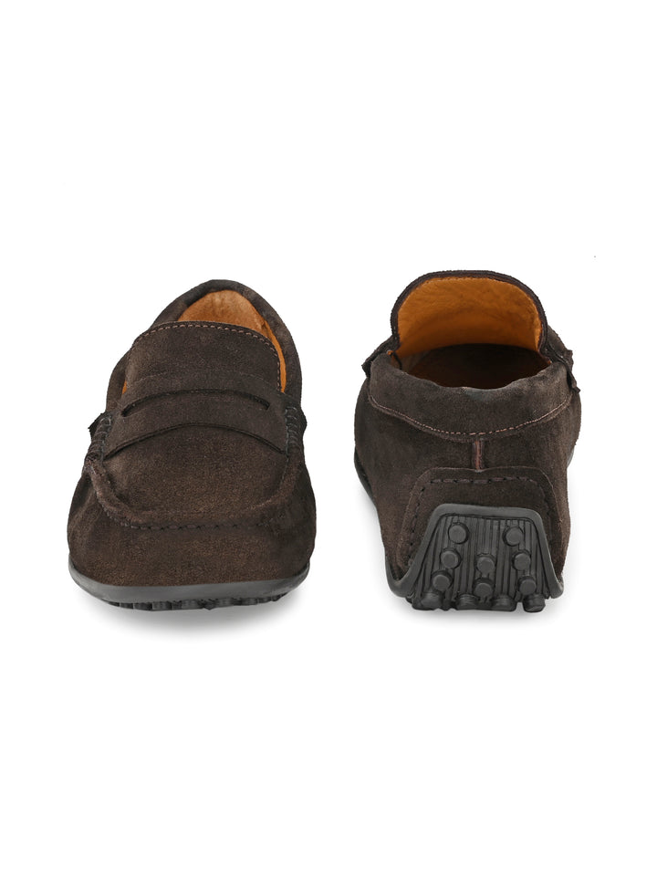 Men's Suede Leather Slip On Casual|Driving Loafer Moccasin