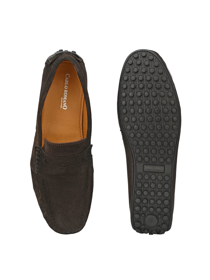 Men's Suede Leather Slip On Casual|Driving Loafer Moccasin