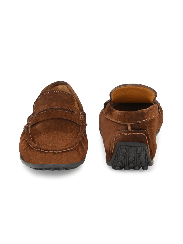 Men's Suede Leather Slip On Casual|Driving Loafer Moccasin