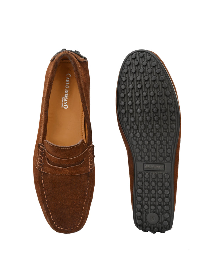 Men's Suede Leather Slip On Casual|Driving Loafer Moccasin