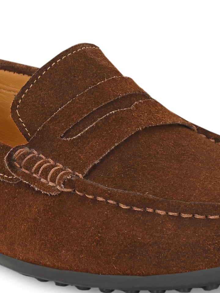 Men's Suede Leather Slip On Casual|Driving Loafer Moccasin