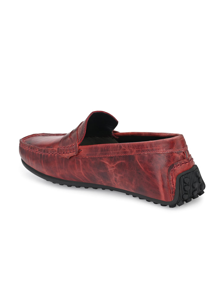Men's Crater Leather Slip On Casual|Driving Loafer Moccasin