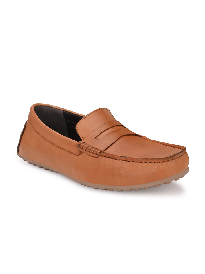 Men's Cow Nappa Leather Slip On Casual|Driving Loafer Moccasin