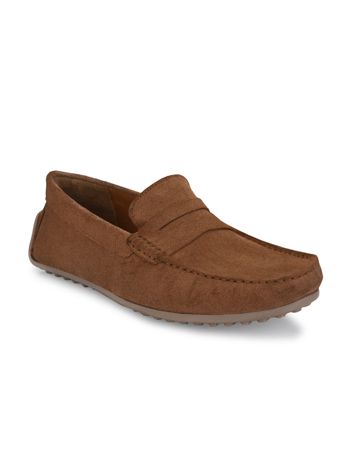 Men's Suede Leather Slip On Casual|Driving Loafer Moccasin