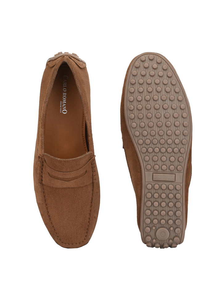 Men's Suede Leather Slip On Casual|Driving Loafer Moccasin