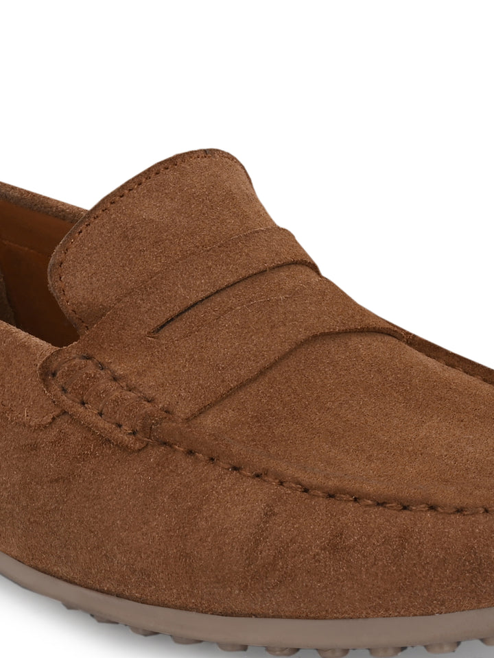 Men's Suede Leather Slip On Casual|Driving Loafer Moccasin
