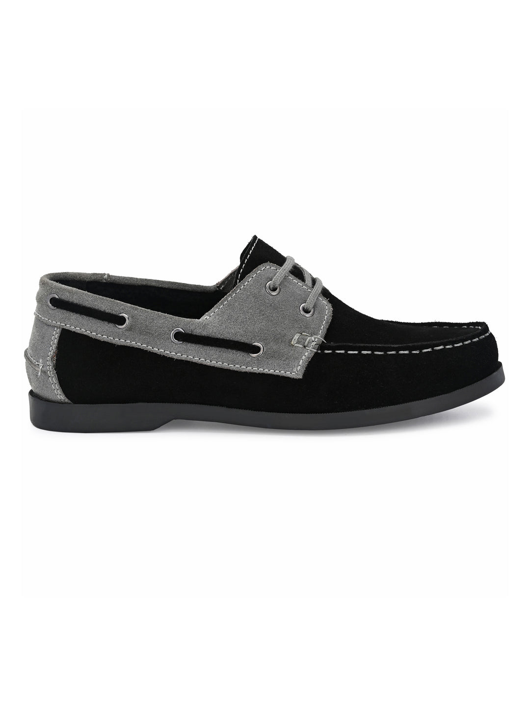 Men's Suede Leather Lace Up Boat Shoe