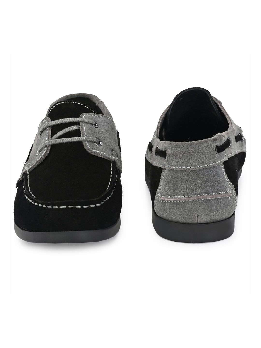 Men's Suede Leather Lace Up Boat Shoe