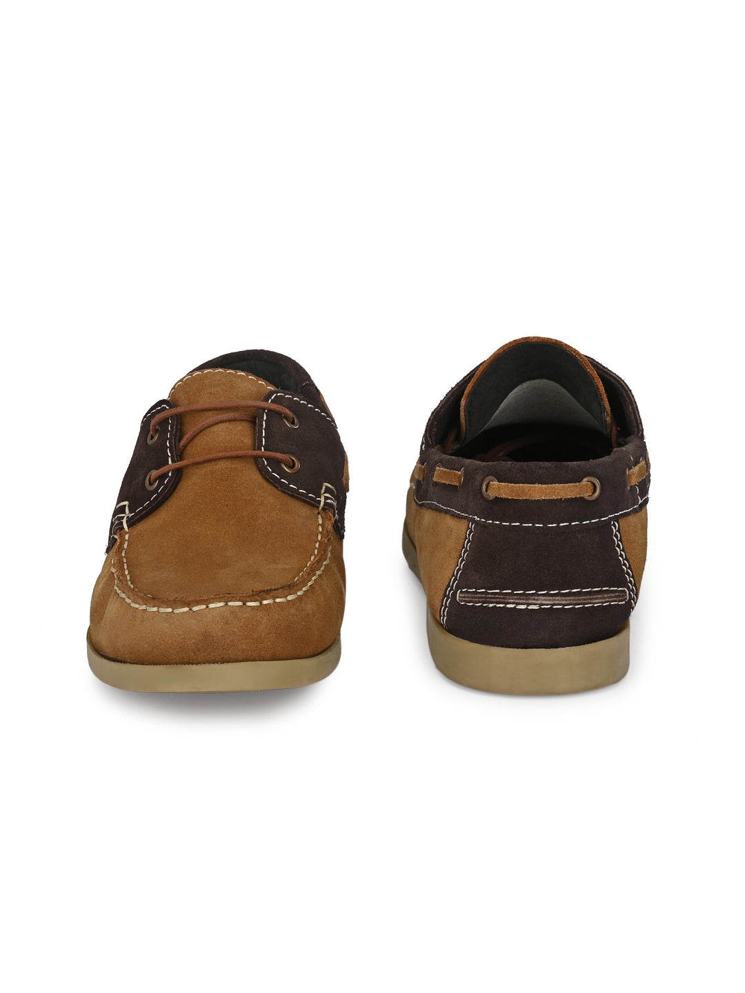 Men's Suede Leather Lace Up Boat Shoe