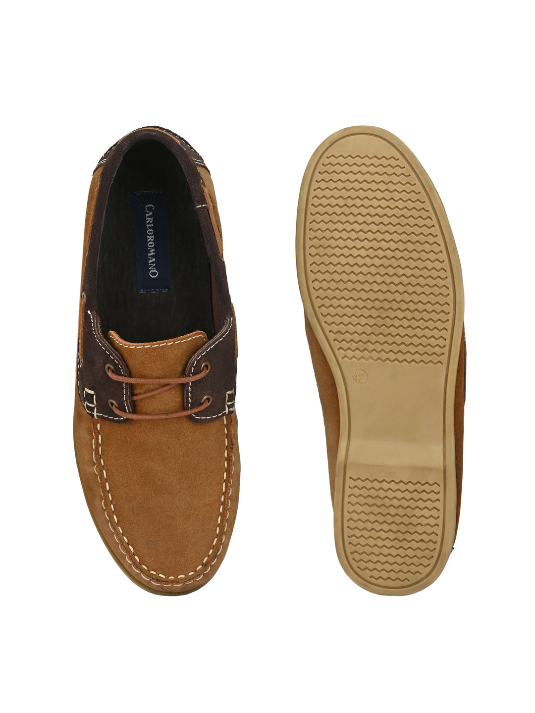 Men's Suede Leather Lace Up Boat Shoe