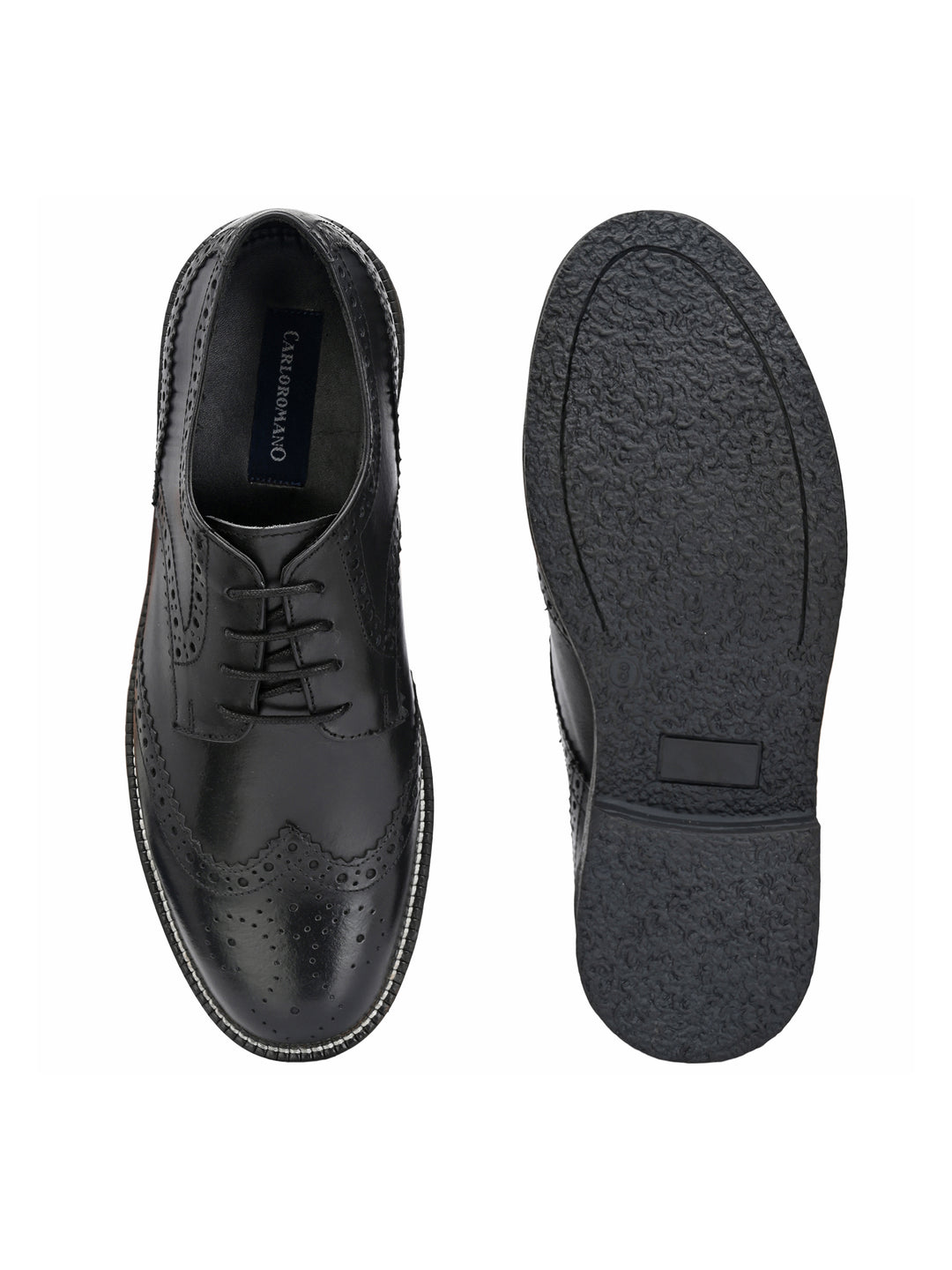 Men's Burnish Leather Formal Brogue Shoe
